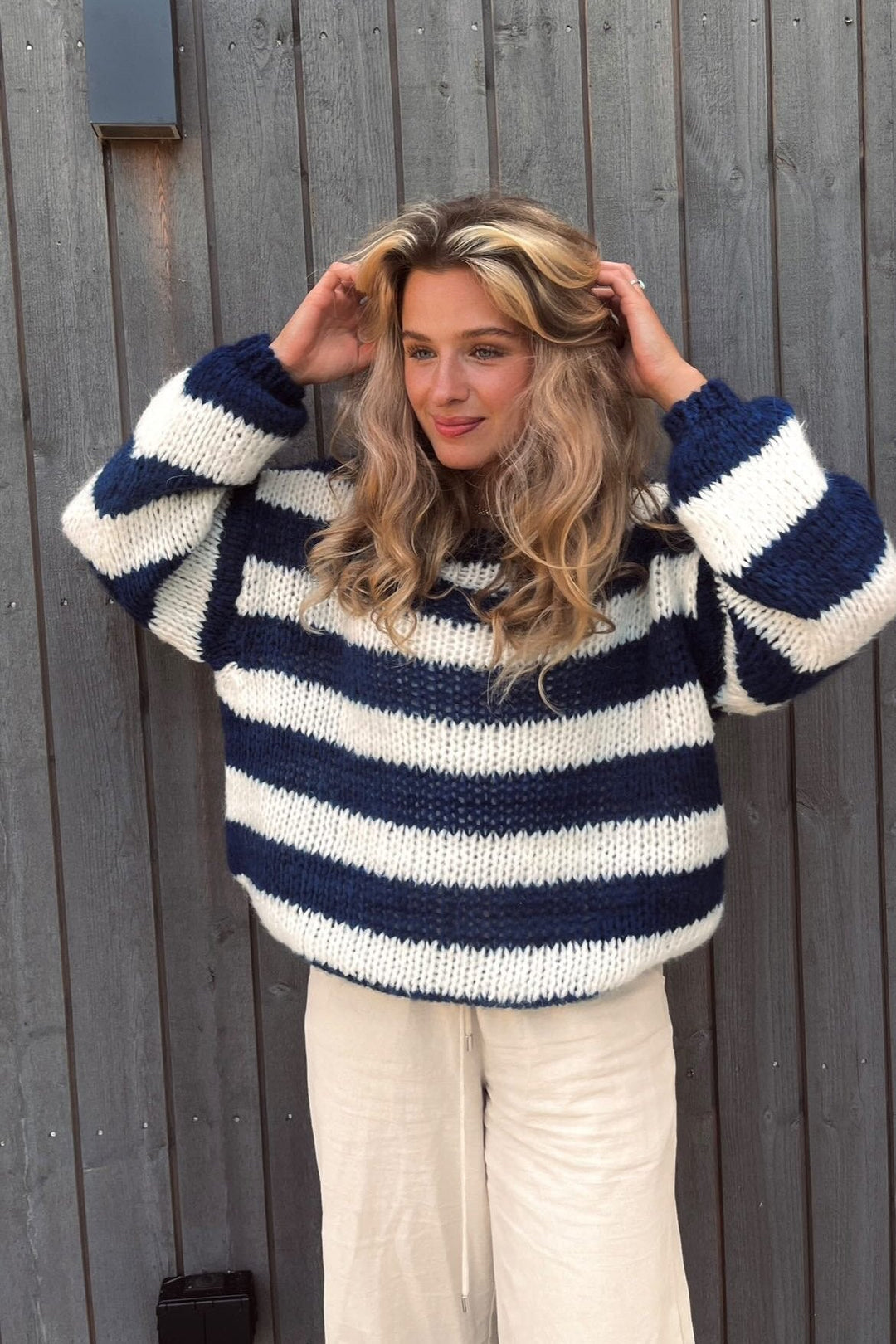 Jade| Striped Knitted Sweater