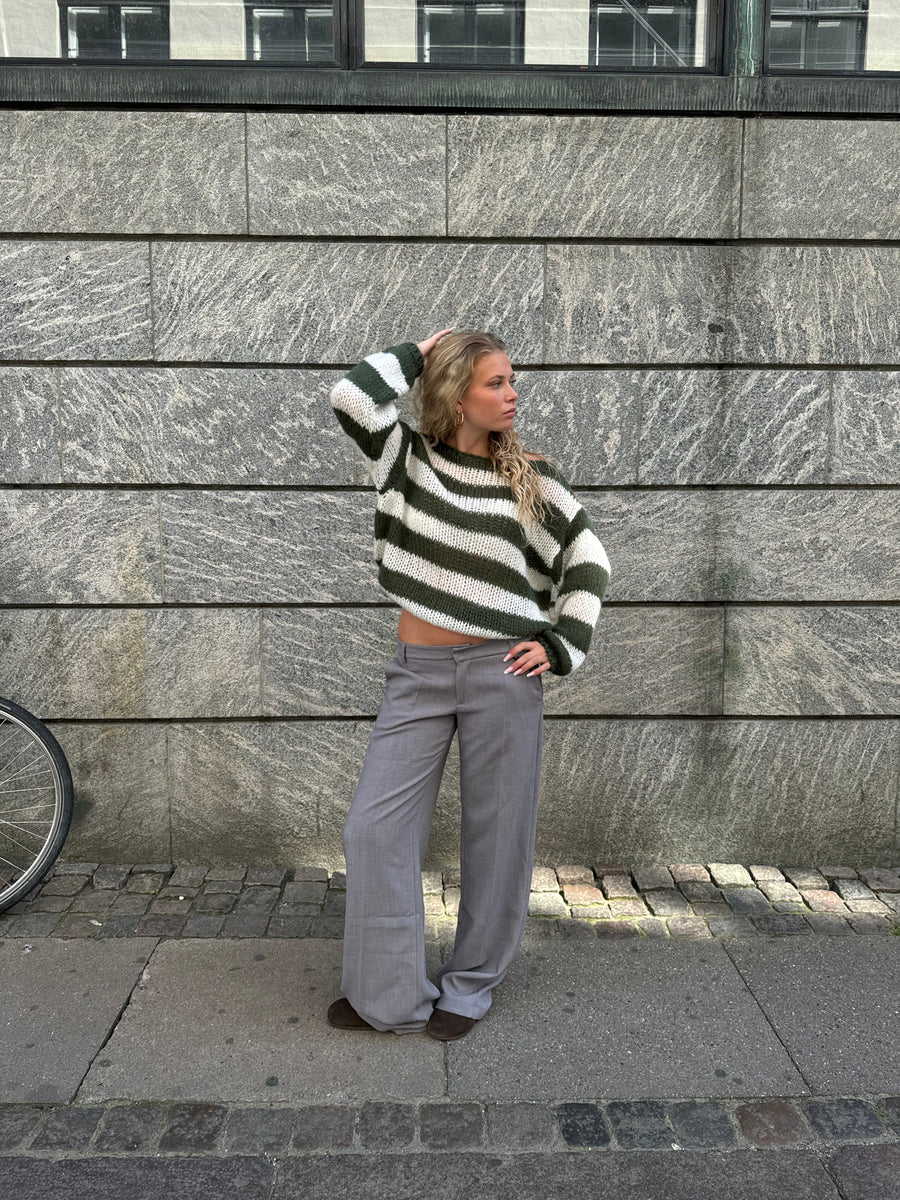 Jade| Striped Knitted Sweater